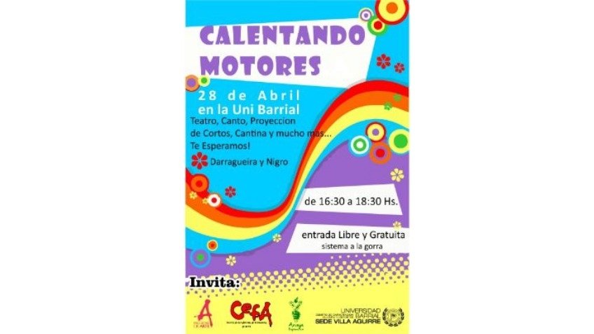 Varieté "Calentando Motores", En La Uni Barrial